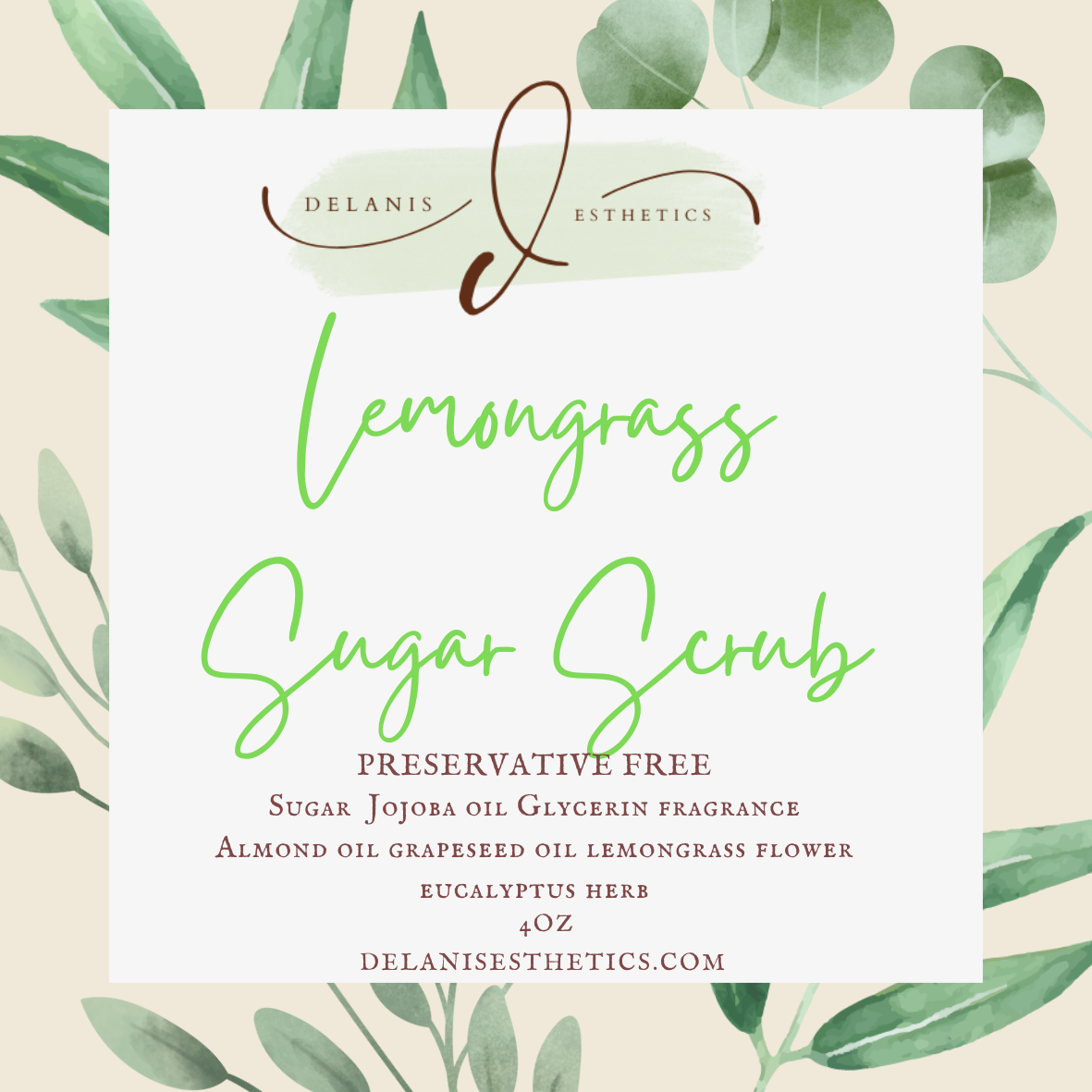 LemonGrass Body Scrub