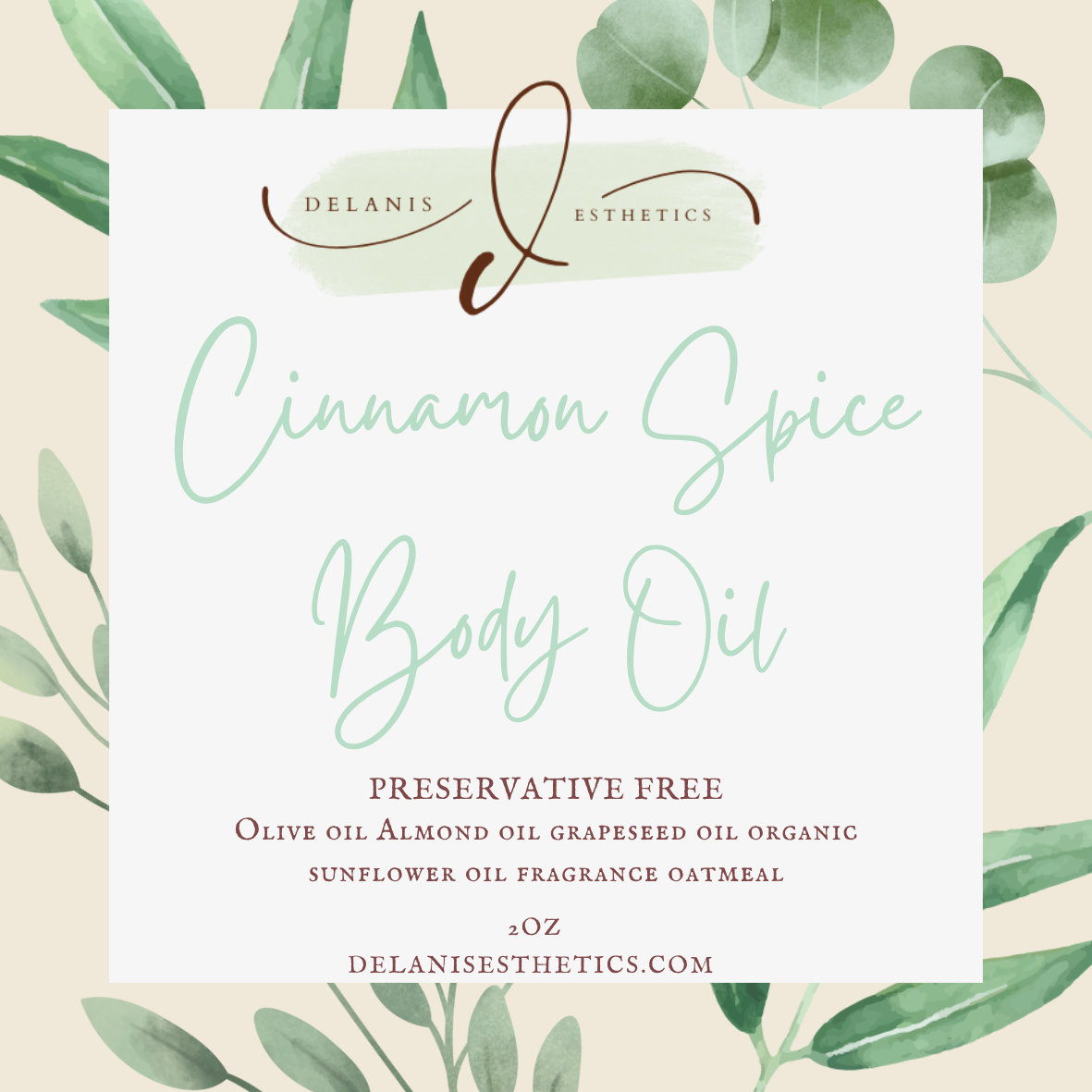 Cinnamon Spice Body Oil