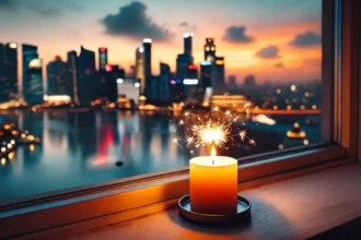 Sparkspitter Candle